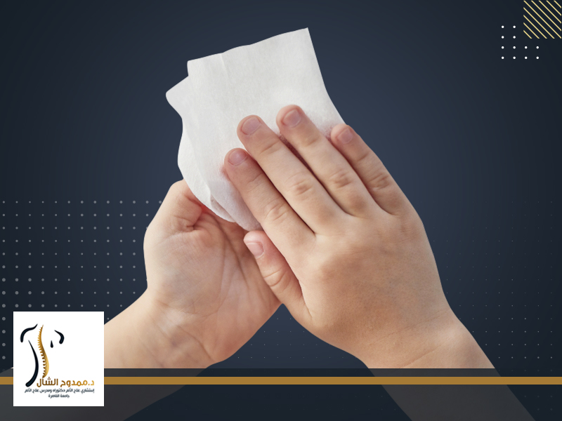 للتخلص من تعرق اليدين نهائيا
